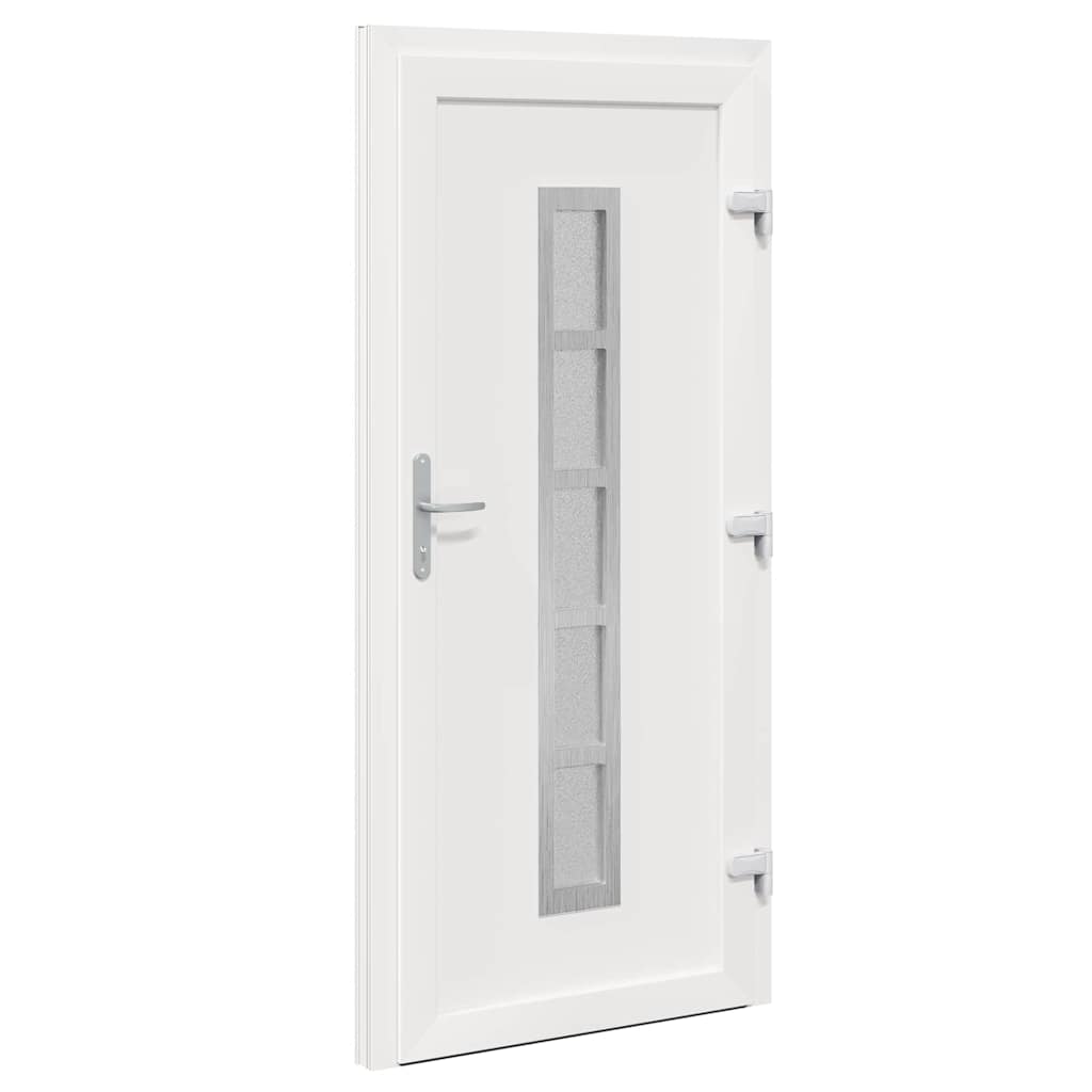 vidaXL Porta Frontale Bianco PVC