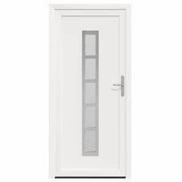 vidaXL Porta Frontale Bianco PVC