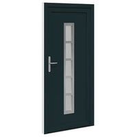 vidaXL Porta Frontale Antracite PVC