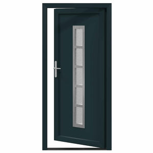 vidaXL Porta Frontale Antracite PVC