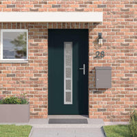 vidaXL Porta Frontale Antracite PVC