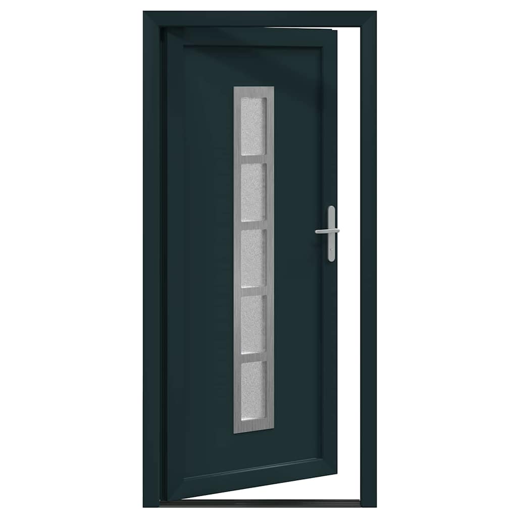 vidaXL Porta Frontale Antracite PVC