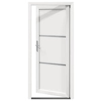 vidaXL Porta Frontale Bianco PVC