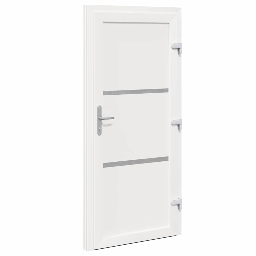 vidaXL Porta Frontale Bianco PVC