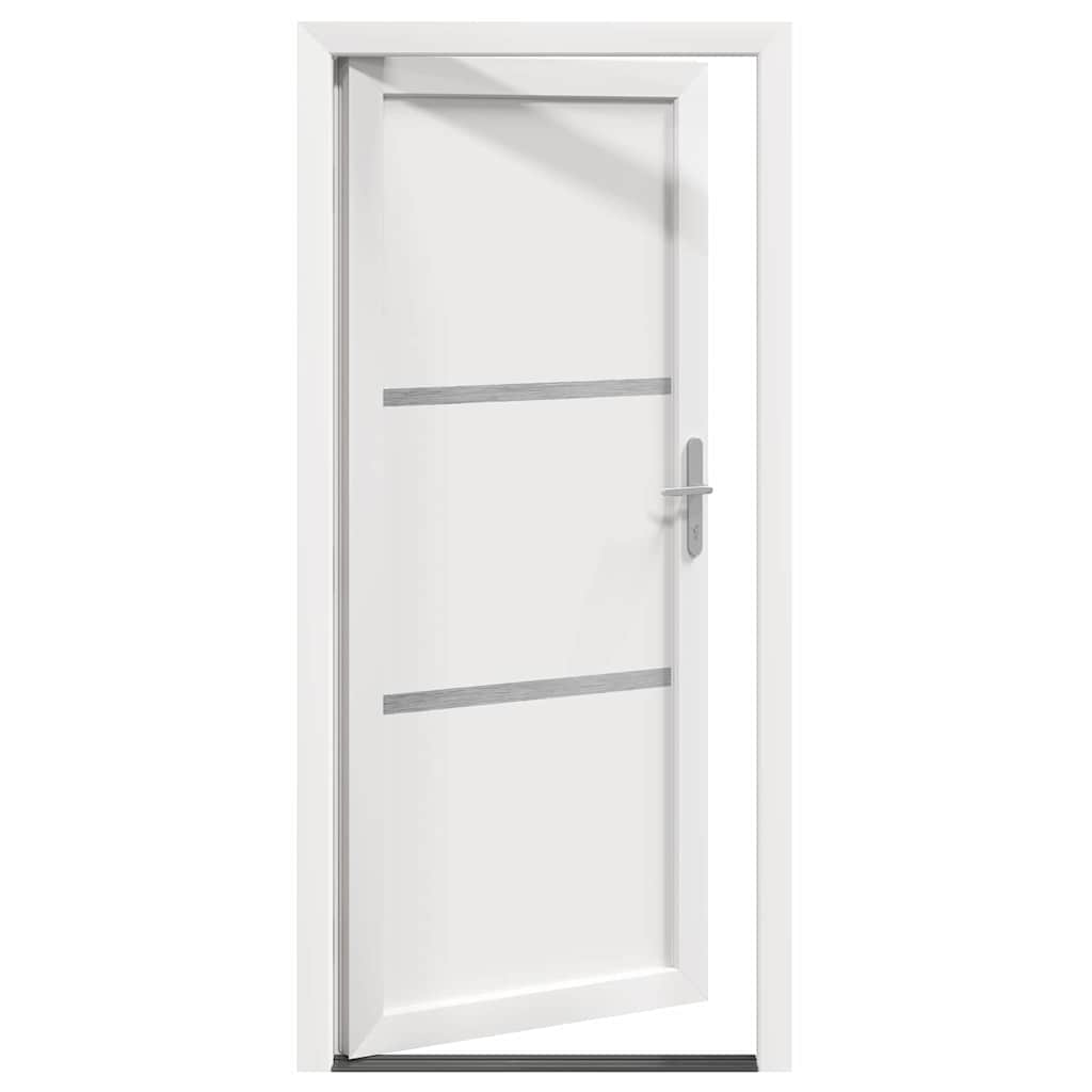 vidaXL Porta Frontale Bianco PVC