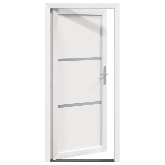 vidaXL Porta Frontale Antracite PVC