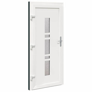 vidaXL Porta d'ingresso Antracite PVC