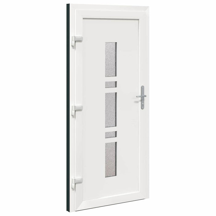 vidaXL Porta d'ingresso Antracite PVC