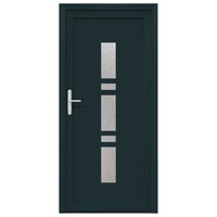 vidaXL Porta d'ingresso Antracite PVC