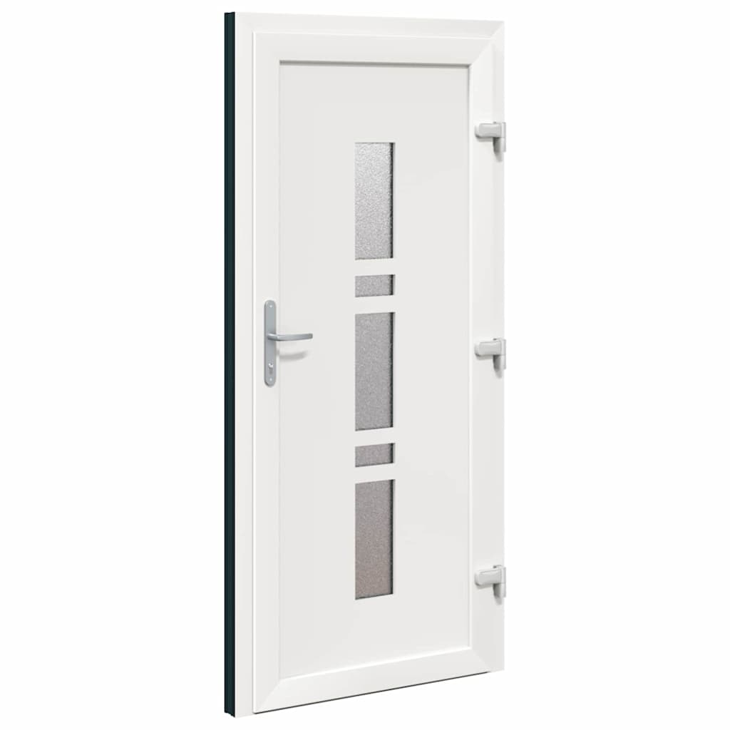 vidaXL Porta d'ingresso Antracite PVC
