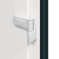 vidaXL Porta d'ingresso Antracite PVC