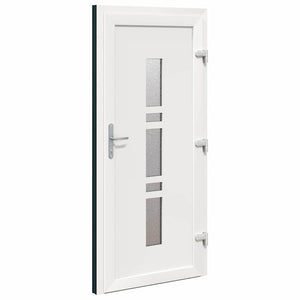 vidaXL Porta d'ingresso Antracite PVC