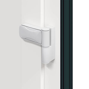 vidaXL Porta d'ingresso Antracite PVC