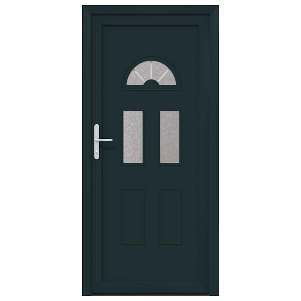 vidaXL Porta Frontale Antracite PVC