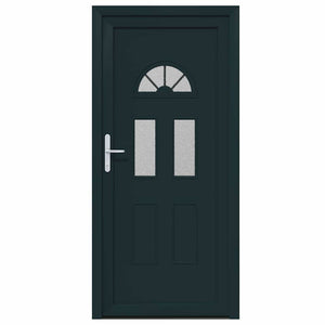 vidaXL Porta Frontale Antracite PVC