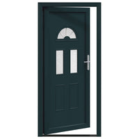 vidaXL Porta Frontale Antracite PVC