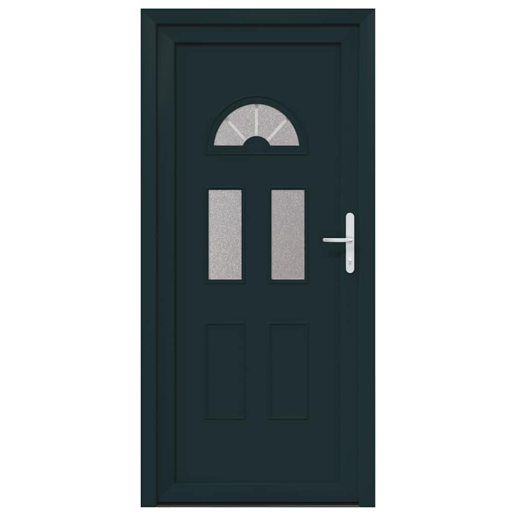 vidaXL Porta Frontale Antracite PVC