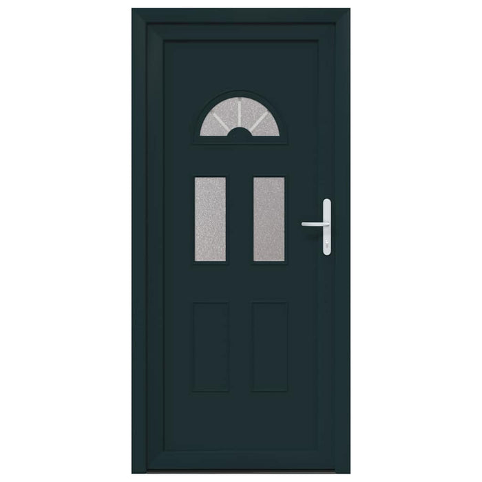 vidaXL Porta Frontale Antracite PVC