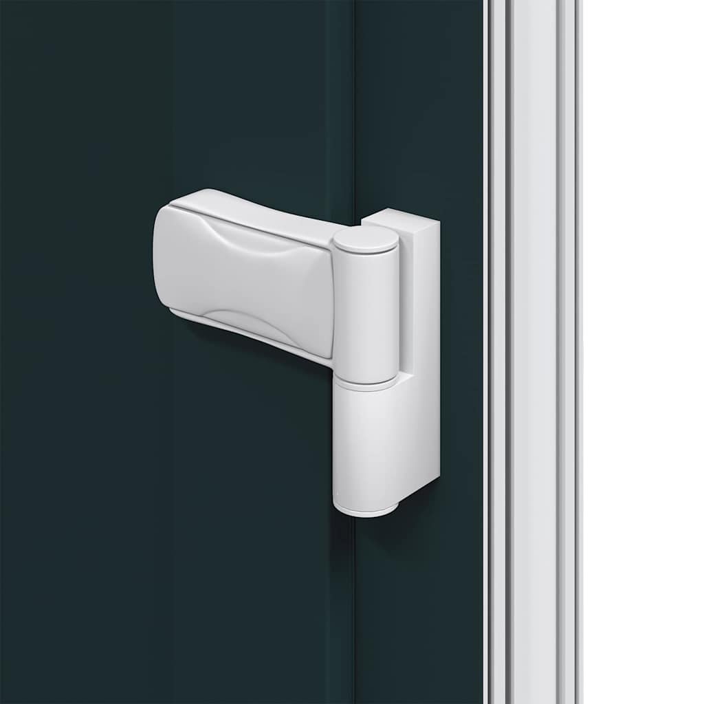 vidaXL Porta Frontale Antracite PVC