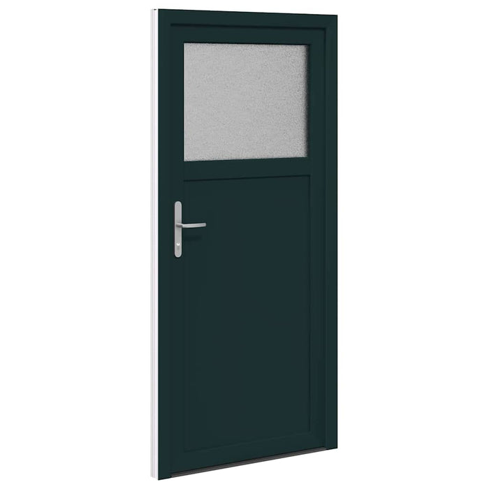 vidaXL Porta d'ingresso Antracite PVC