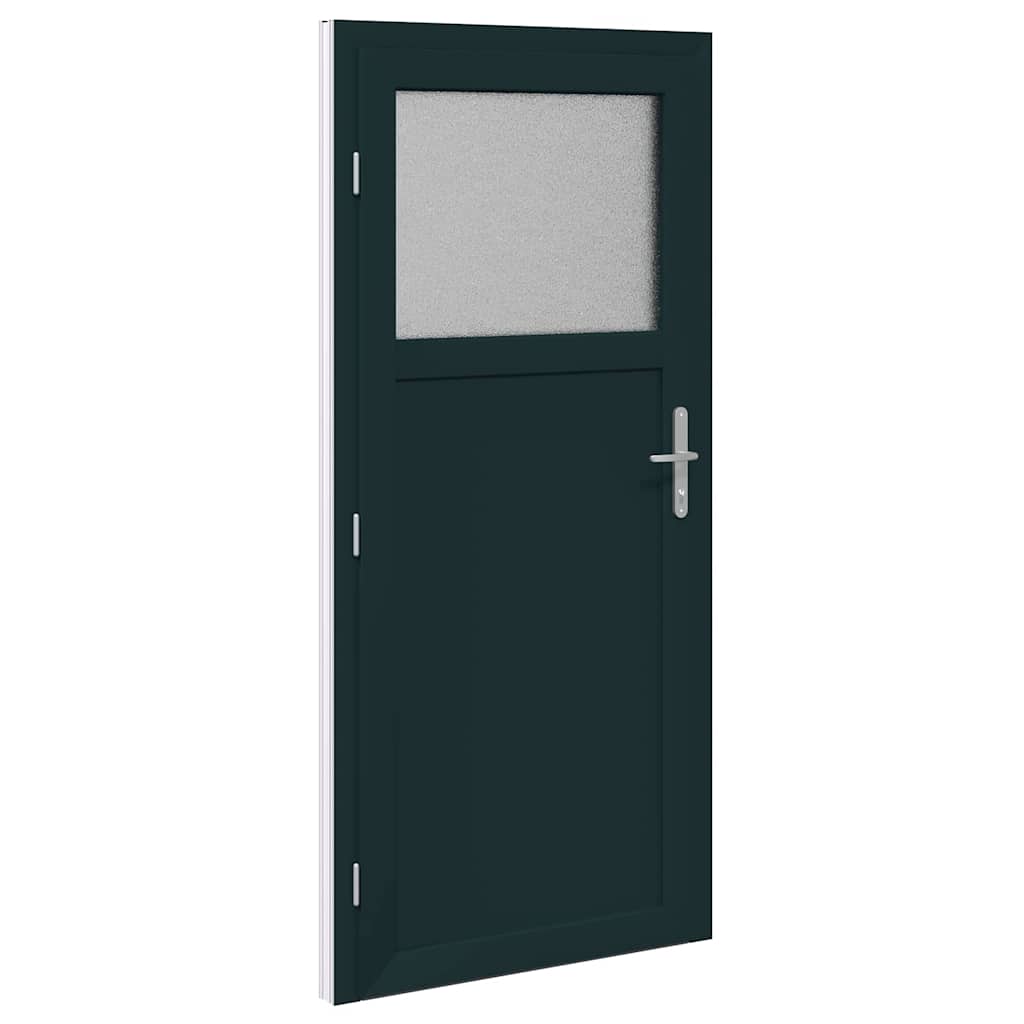 vidaXL Porta d'ingresso Antracite PVC