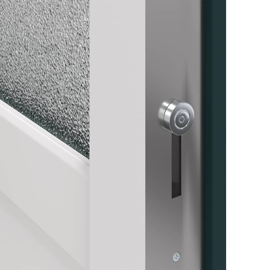 vidaXL Porta d'ingresso Antracite PVC