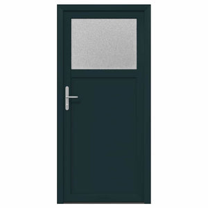 vidaXL Porta d'ingresso Antracite PVC