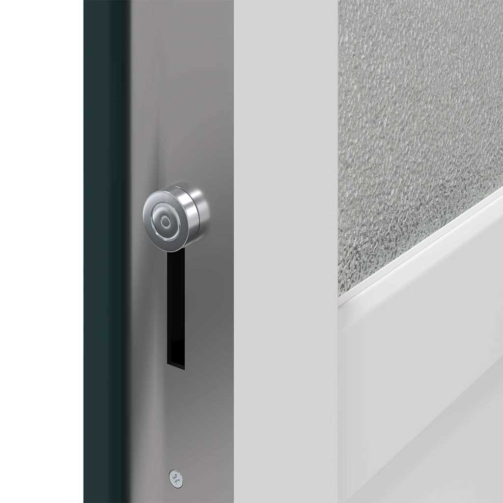 vidaXL Porta d'ingresso Antracite PVC