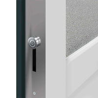 vidaXL Porta d'ingresso Antracite PVC