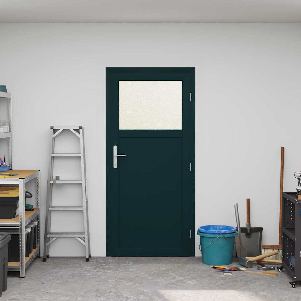 vidaXL Porta d'ingresso Antracite PVC