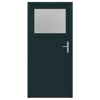 vidaXL Porta d'ingresso Antracite PVC