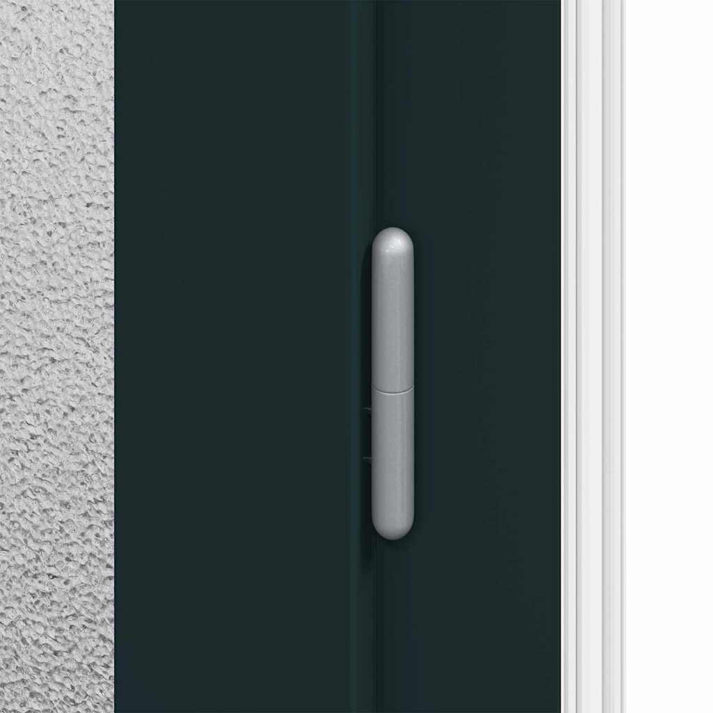 vidaXL Porta d'ingresso Antracite PVC