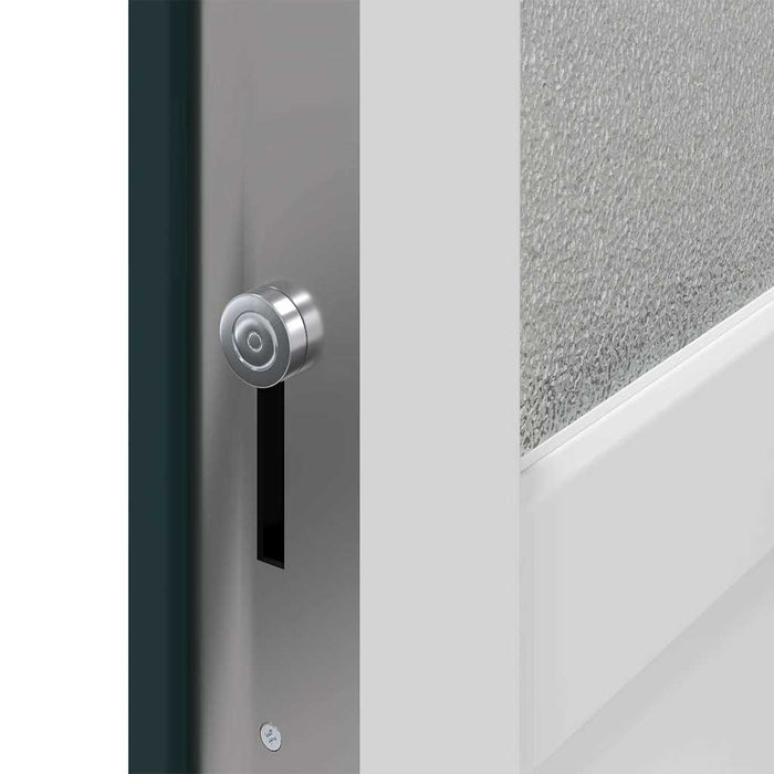 vidaXL Porta d'ingresso Antracite PVC