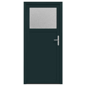 vidaXL Porta d'ingresso Antracite PVC