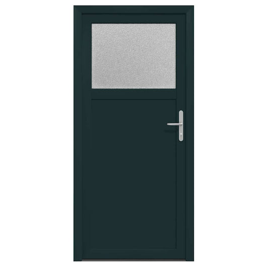 vidaXL Porta d'ingresso Antracite PVC