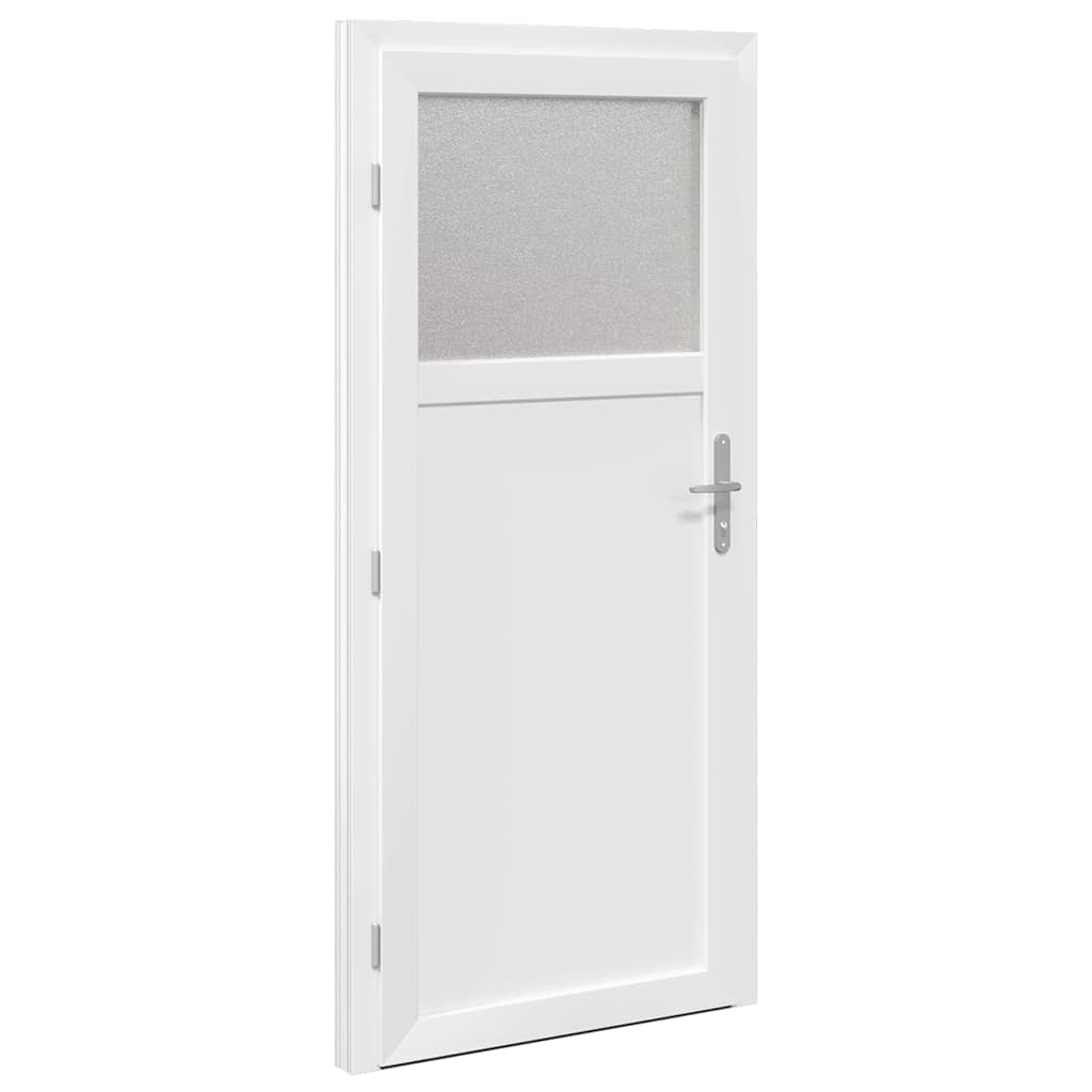 vidaXL Porta d'ingresso Bianco PVC