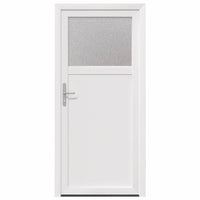Porta d'ingresso Bianco PVC 3385835
