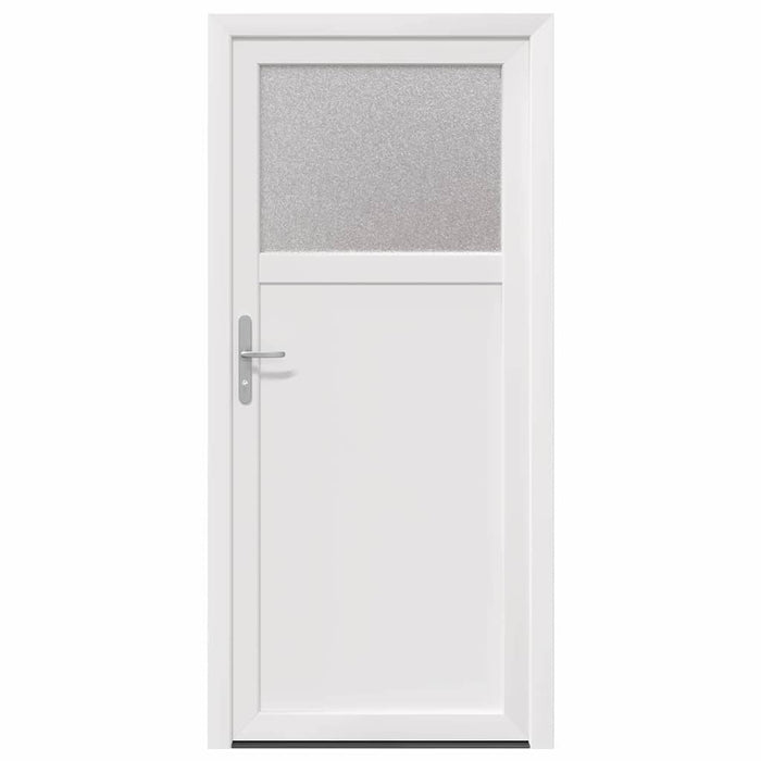 Porta d'ingresso Bianco PVC 3385835