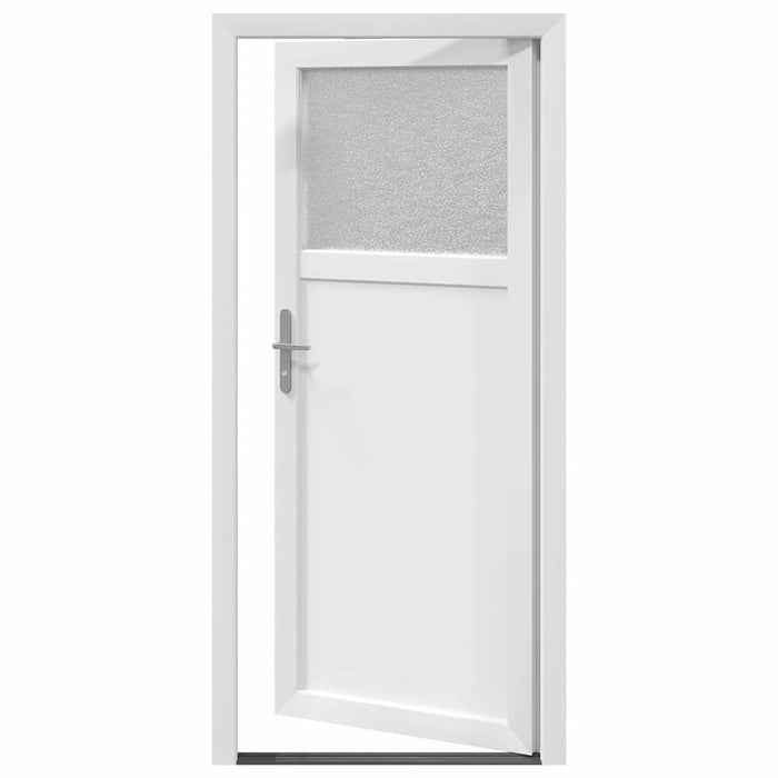 vidaXL Porta d'ingresso Bianco PVC