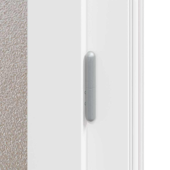 vidaXL Porta d'ingresso Bianco PVC