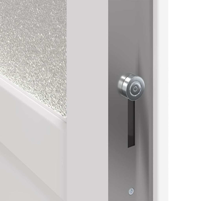 vidaXL Porta d'ingresso Bianco PVC