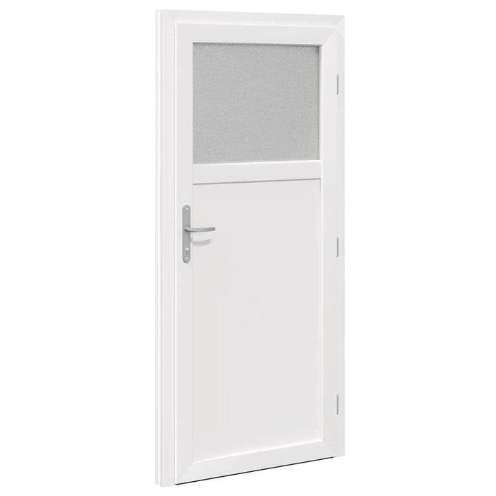 vidaXL Porta d'ingresso Bianco PVC