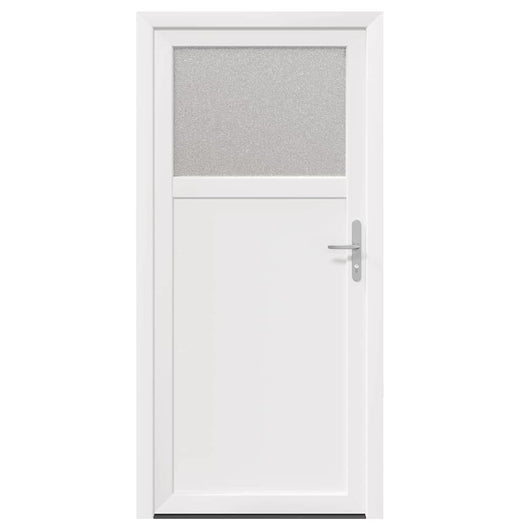 Porta d'ingresso Bianco PVC 3385837