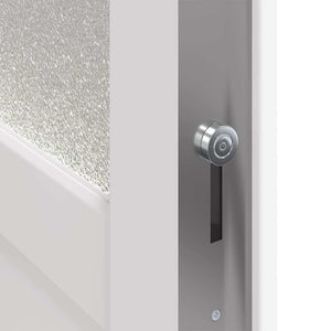 vidaXL Porta d'ingresso Bianco PVC