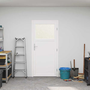 vidaXL Porta d'ingresso Bianco PVC