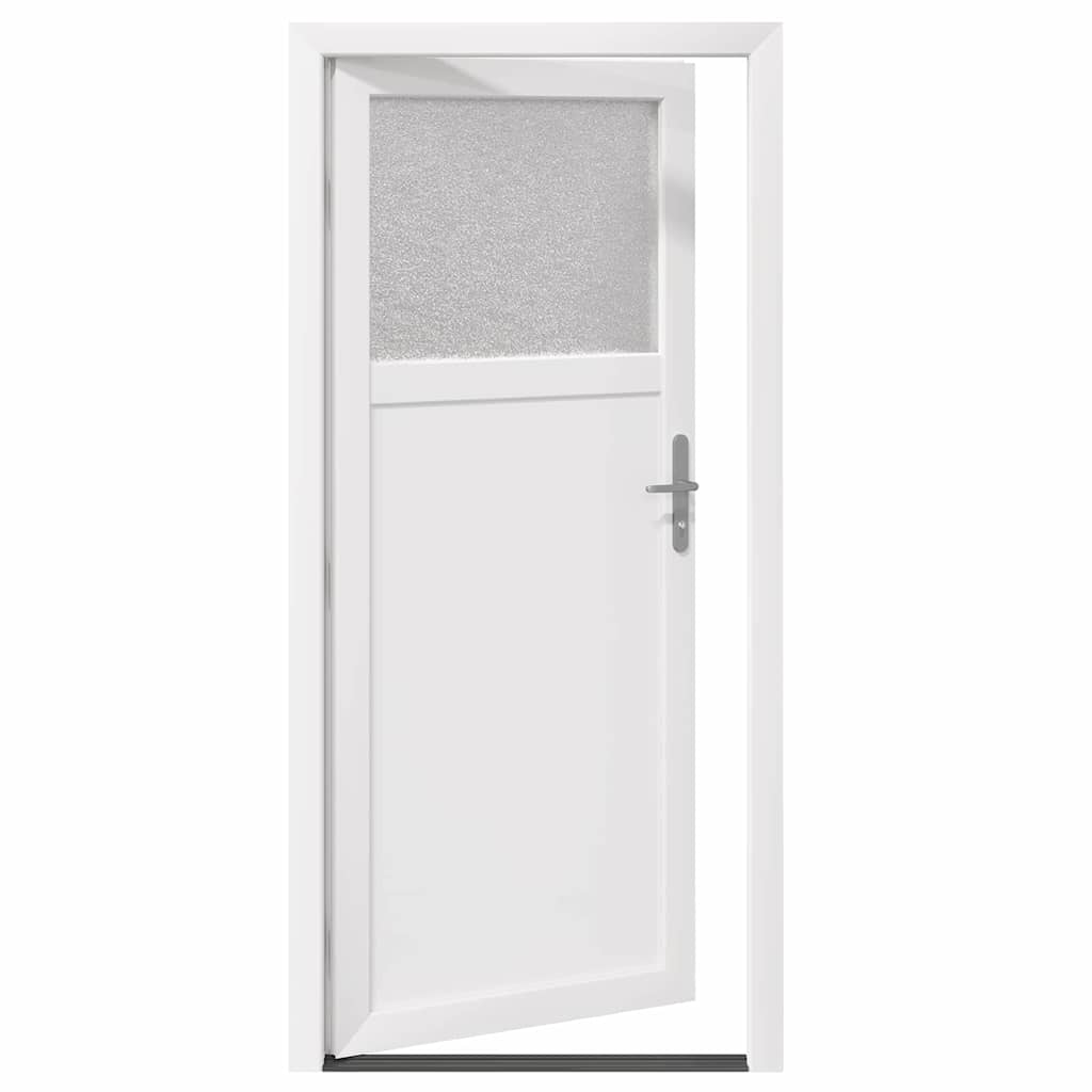 vidaXL Porta d'ingresso Bianco PVC