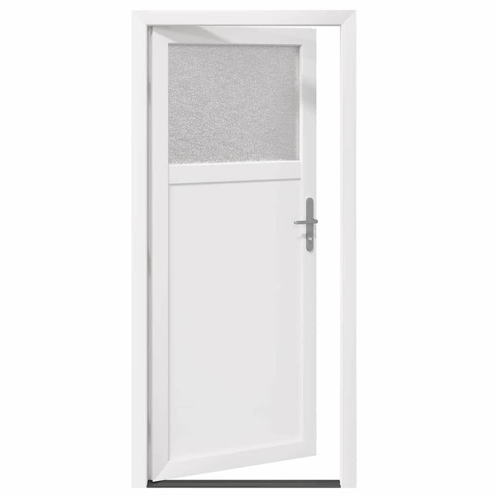 vidaXL Porta d'ingresso Bianco PVC
