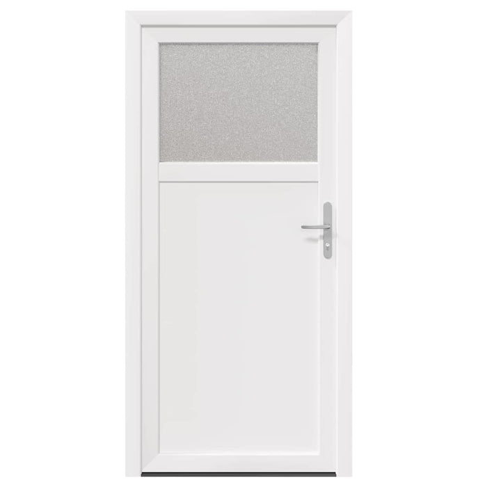 Porta d'ingresso Bianco PVC 3385838