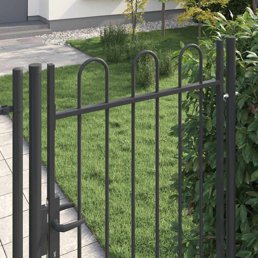 Cancello per recinzione Grigio 100 x 175 cm 42008870