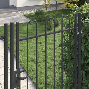 Cancello per recinzione Grigio 100 x 175 cm 42008870